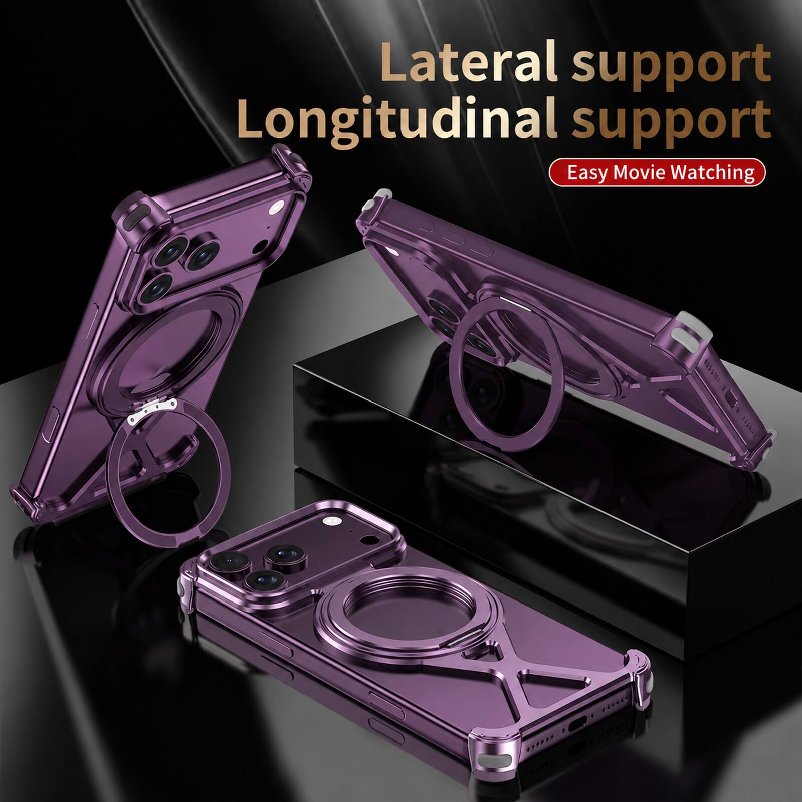 Lateral support  
Longitudinal support  
Easy Movie Watching
