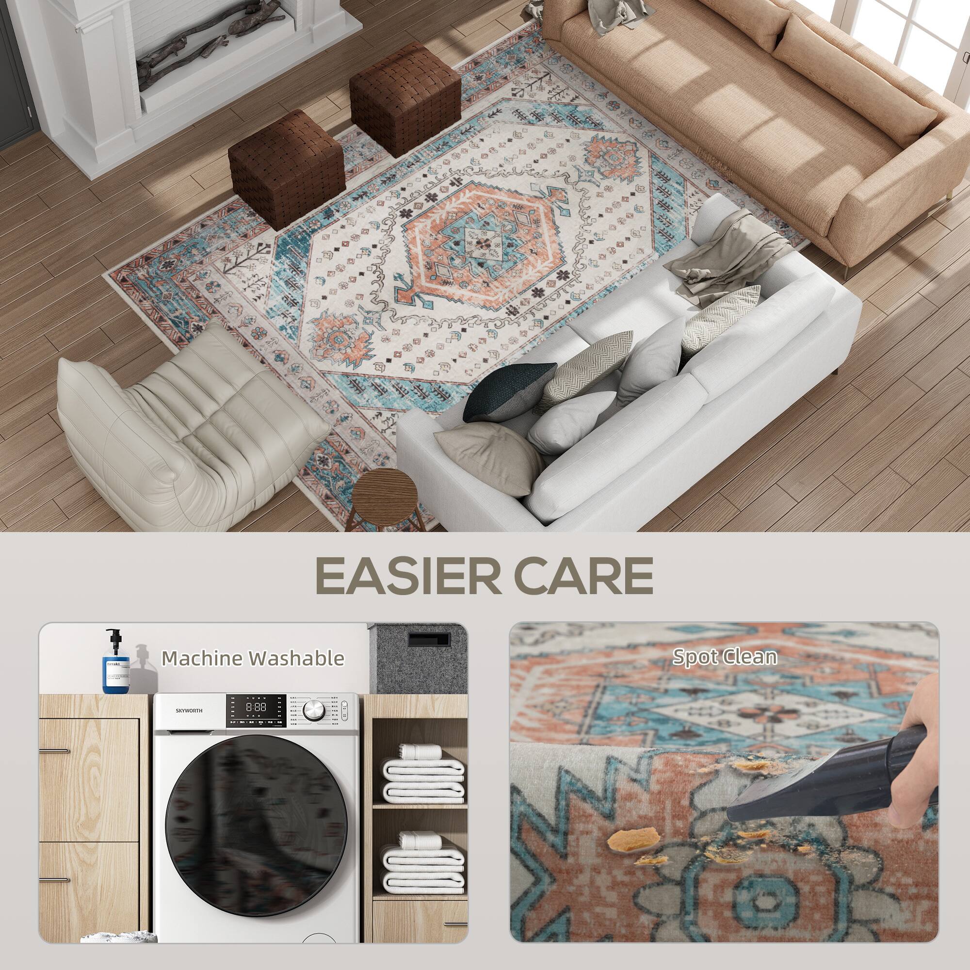 EASIER CARE
Machine Washable
Spot Clean