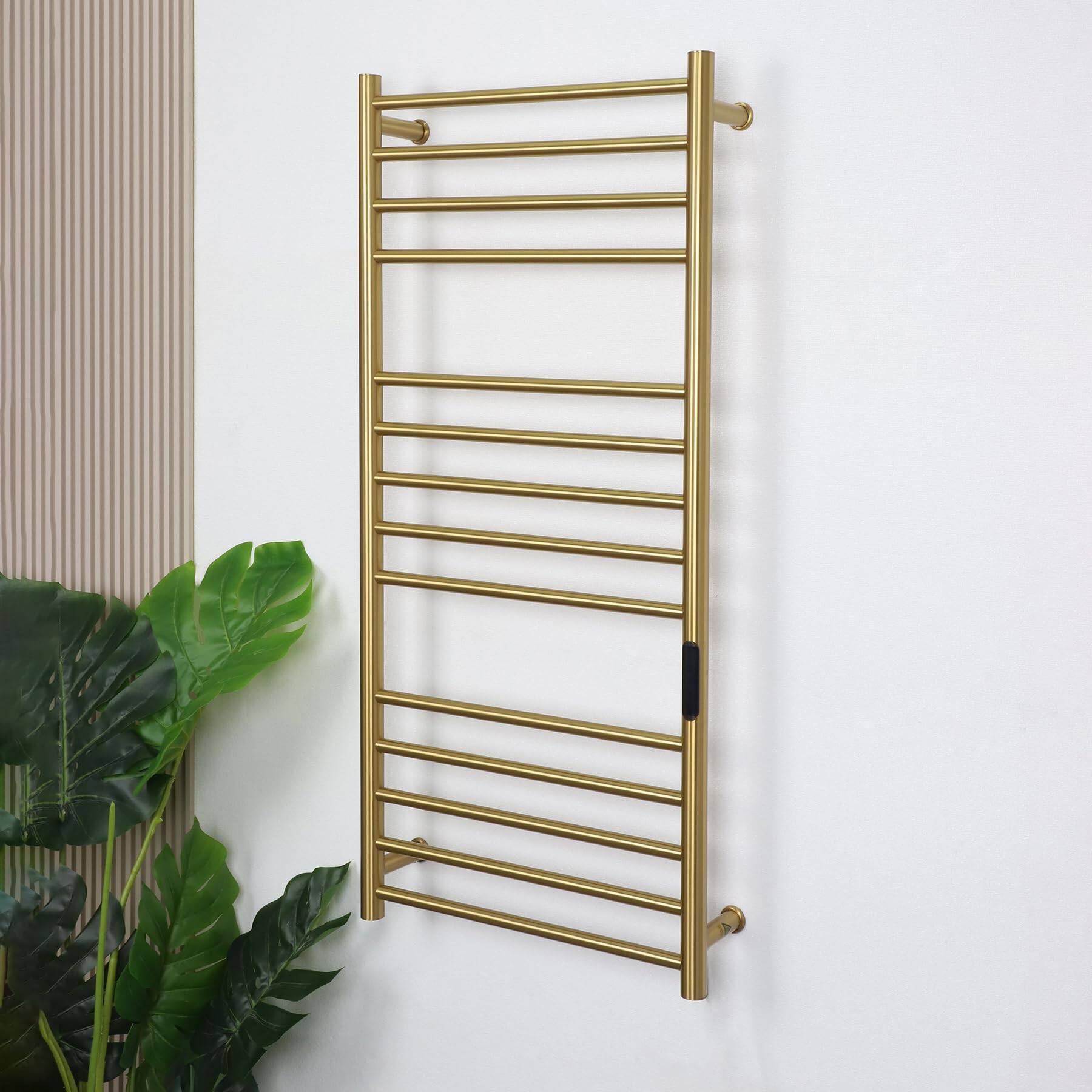 JETRANSPORT Towel Warmers For Bathroom Wall Mounted Hot Racks Heated ...