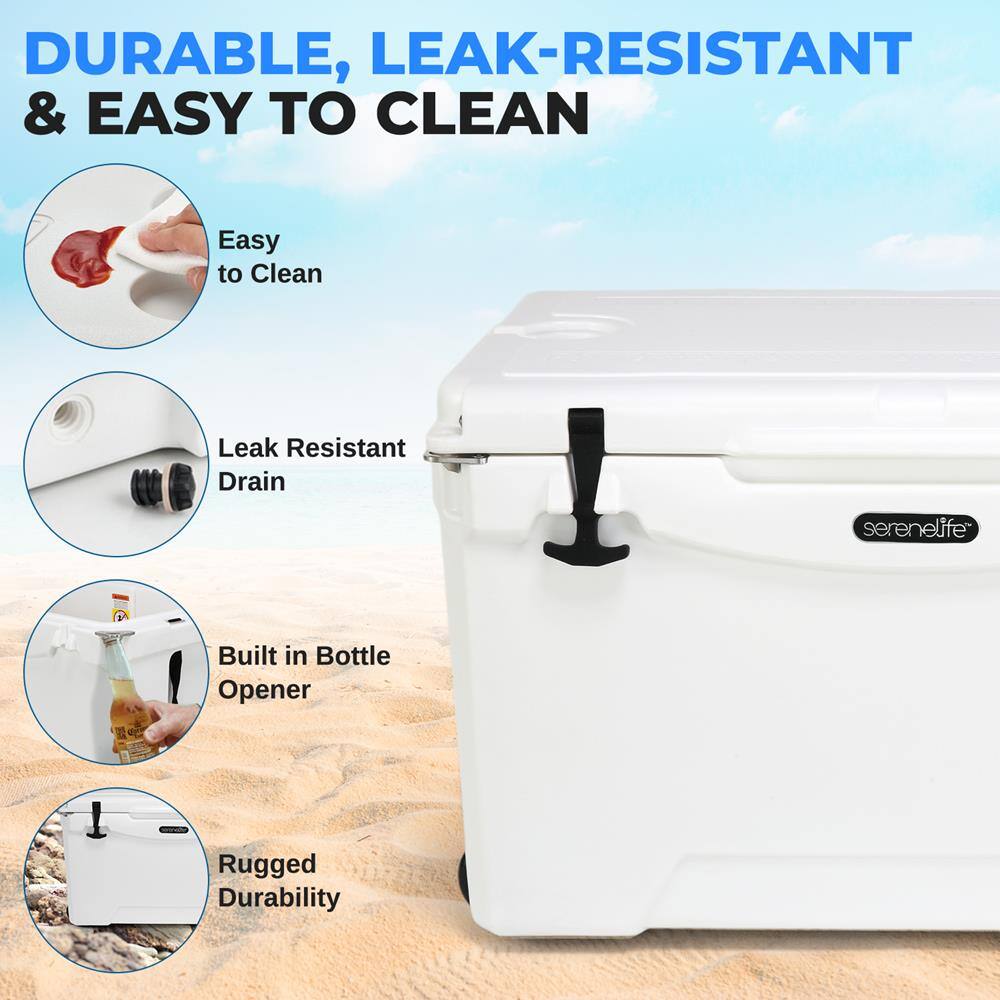 DURABLE, LEAK-RESISTANT & EASY TO CLEAN

- Easy to Clean
- Leak Resistant Drain
- Built in Bottle Opener
- Rugged Durability