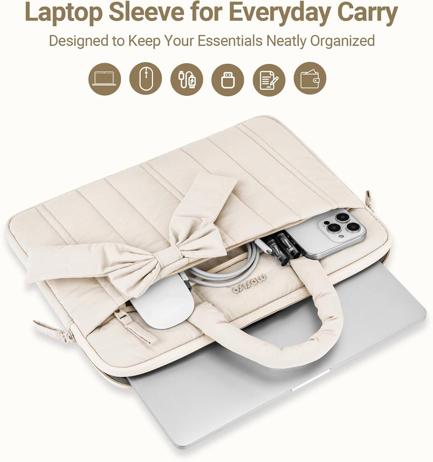 Laptop Sleeve for Everyday Carry  
Designed to Keep Your Essentials Neatly Organized