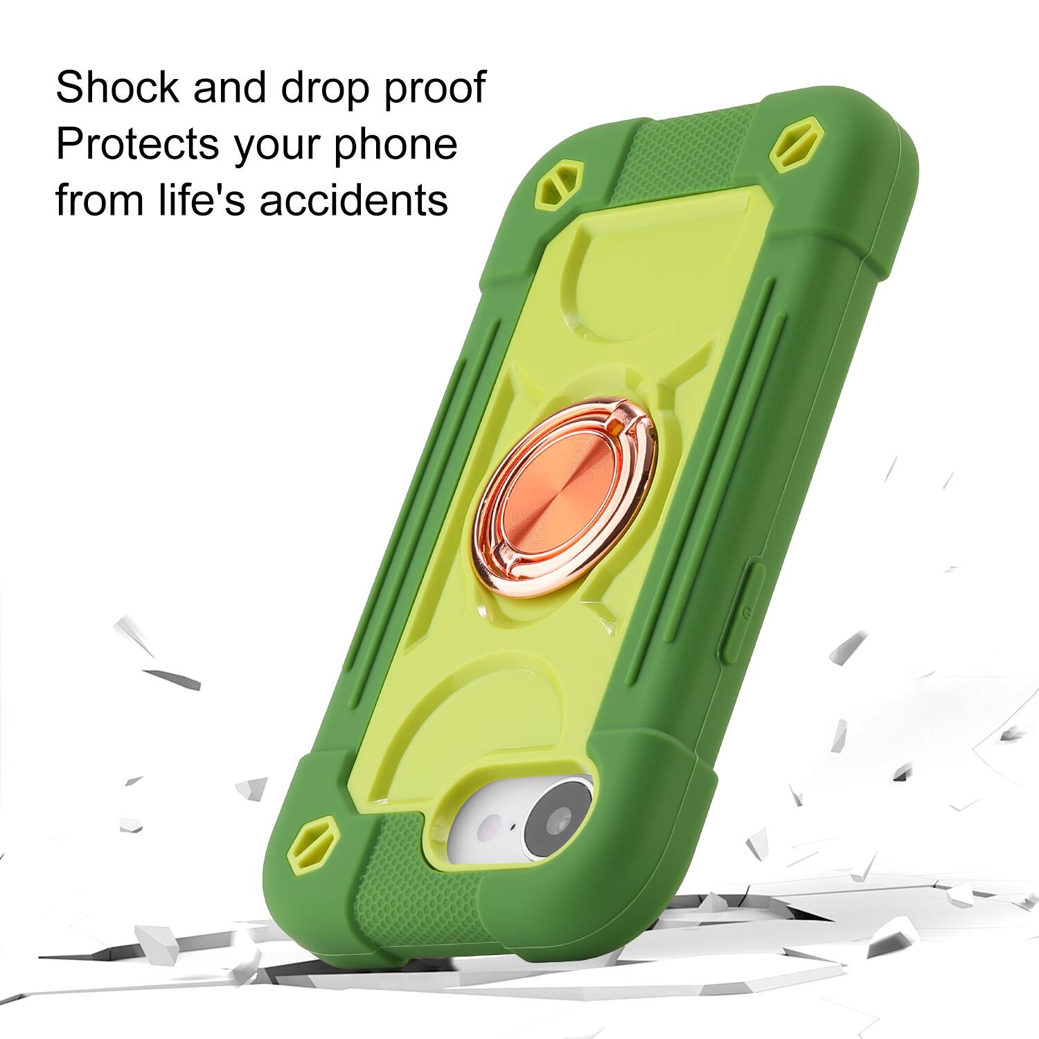 Shock and drop proof  
Protects your phone from life's accidents