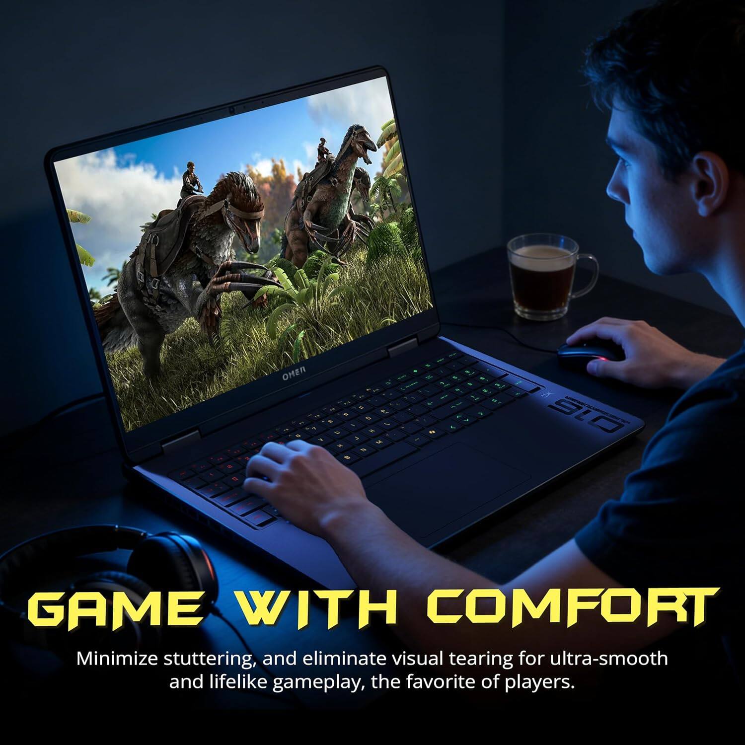 GAME WITH COMFORT

Minimize stuttering, and eliminate visual tearing for ultra-smooth and lifelike gameplay, the favorite of players.