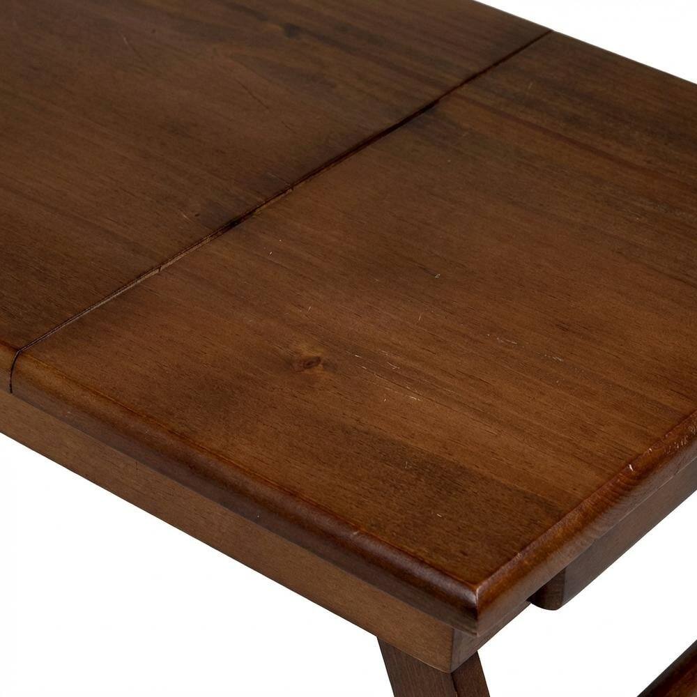 Alt View 2. FurniFact - Flip Top Lap Desk - Walnut.