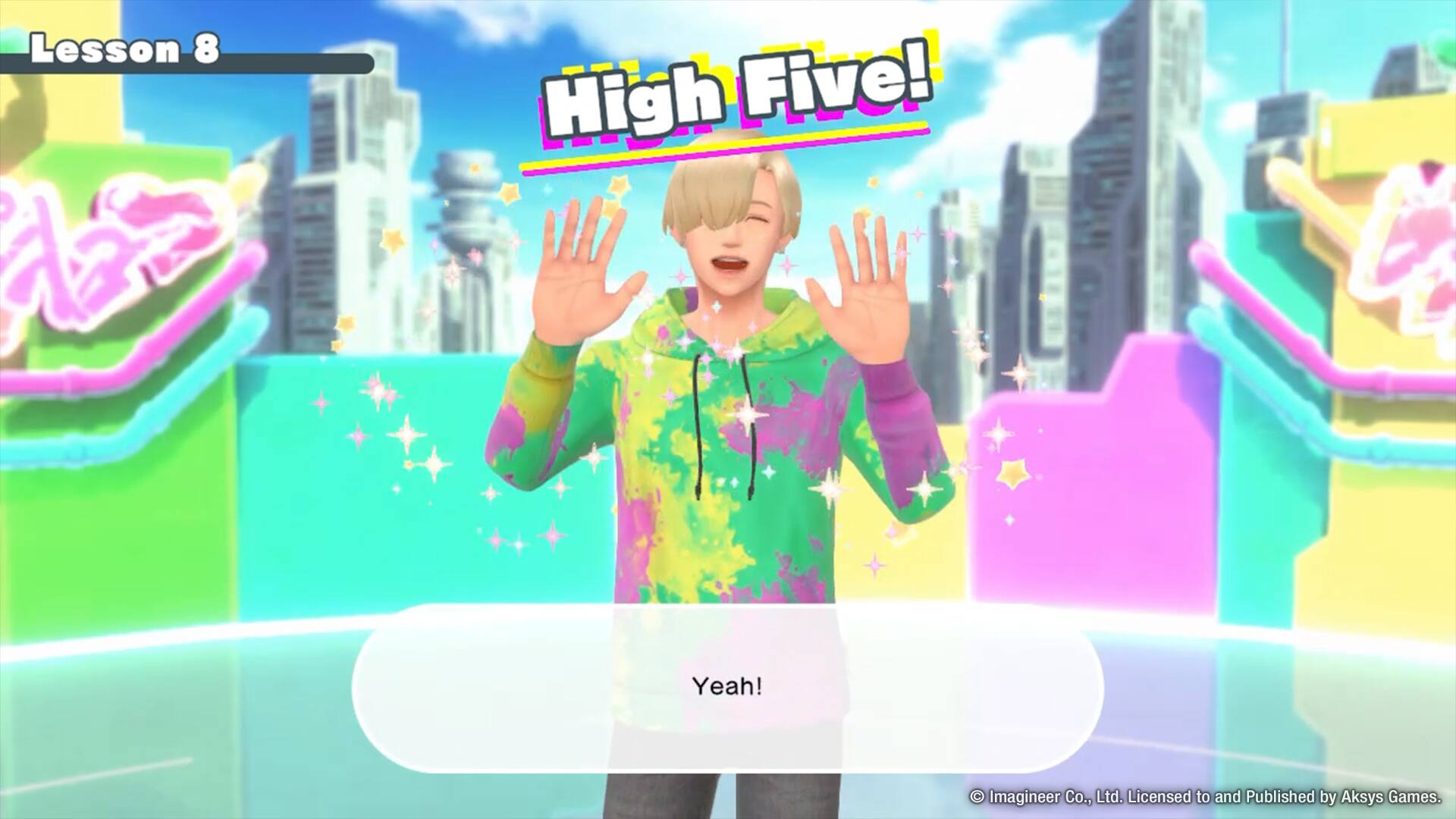Lesson 8: High Five! Yeah! Imagineer Co., Ltd. Licensed to and Published by Aksys Games.