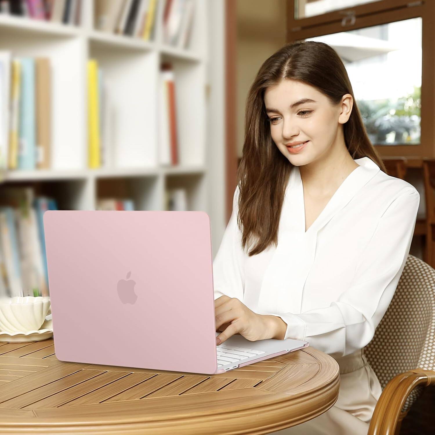 Alt View 1. mosiso - Protective Hard Shell Case for MacBook Neo 13 inch Model A3404 (2026) - Baby Pink.