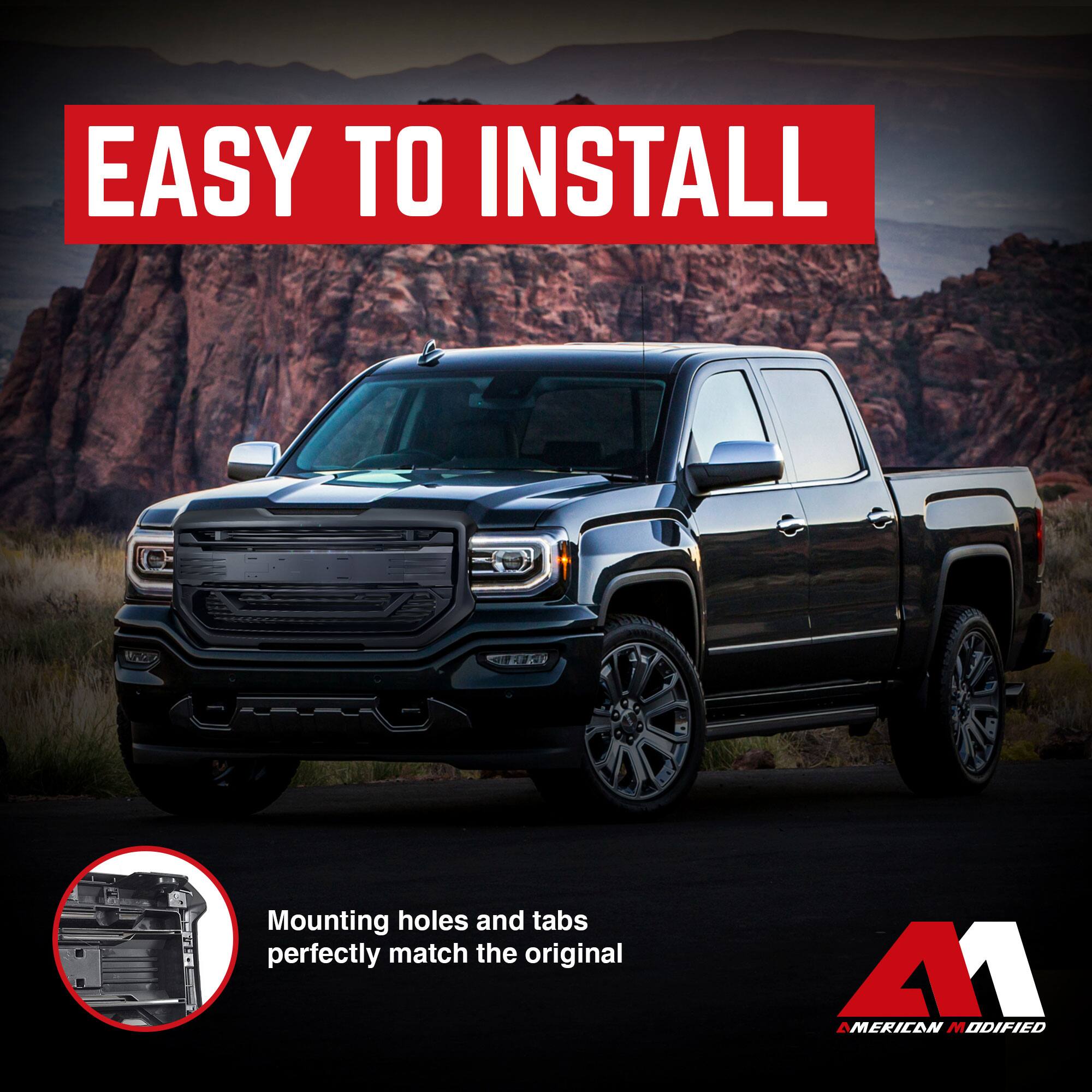 EASY TO INSTALL

Mounting holes and tabs perfectly match the original

A1 AMERICAN MODIFIED