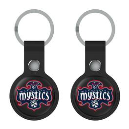 Keyscaper - Washington Mystics Two-Pack AirTag Holders - Black