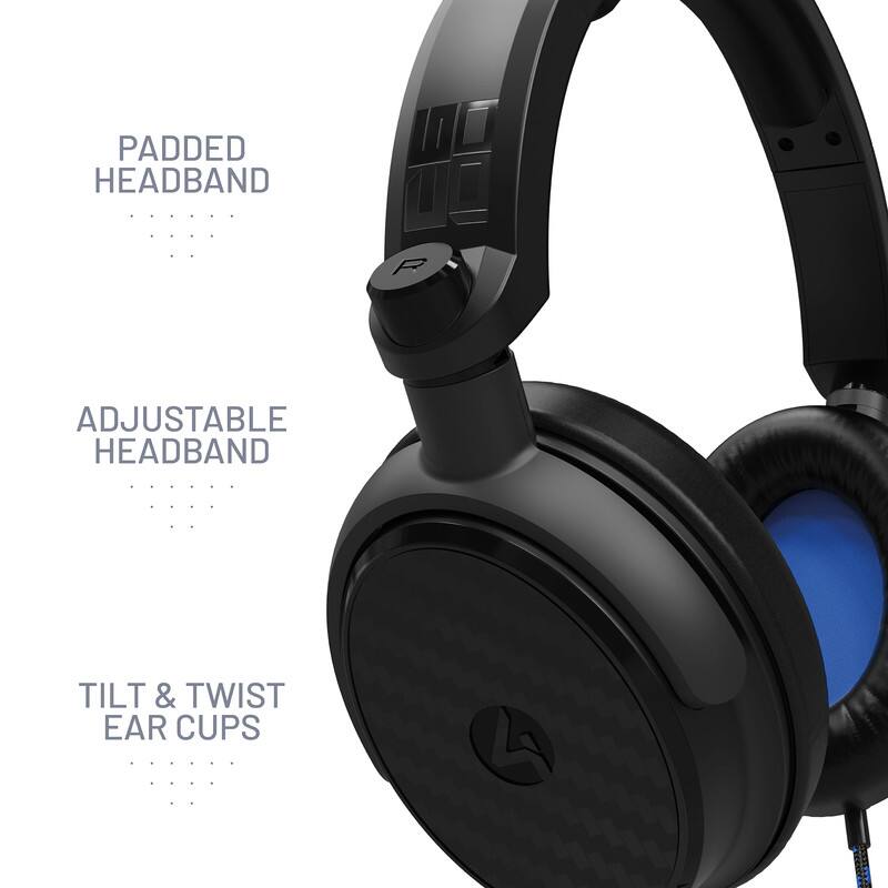 4Gamers C6 100 Headset XBOX, PS4/PS5, Switch, Switch 2, PC Blue