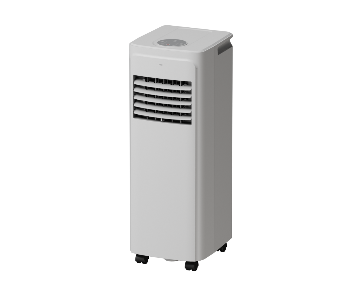 Back. JUJABU - 12000 BTU Portable Air Conditioner, 4-in-1 Cooling & Heating AC with Dehumidifier/Fan/Sleep Mode for Home Office - White.