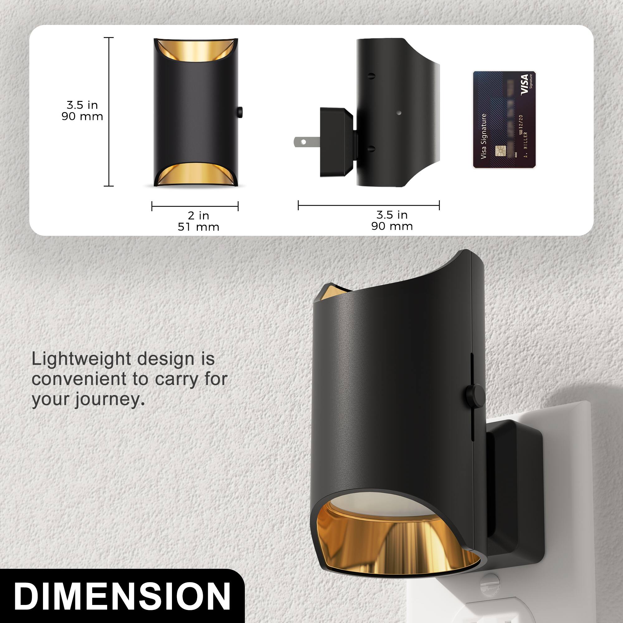 3.5 in 90 mm  
Signature Visa  
VISA 12/00 HILLER A. WESTE  
2 in 51 mm  
3.5 in 90 mm  
Lightweight design is convenient to carry for your journey.  
DIMENSION