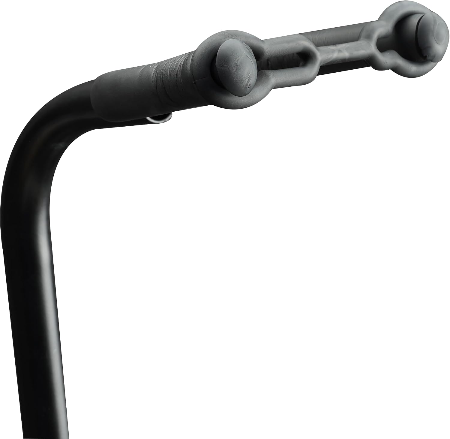 Left. Gator - Rok-It Tubular Guitar Stand to Hold Electric or Acoustic Guitars, Padded Body and Neck Cradle, with Rubber Feet.