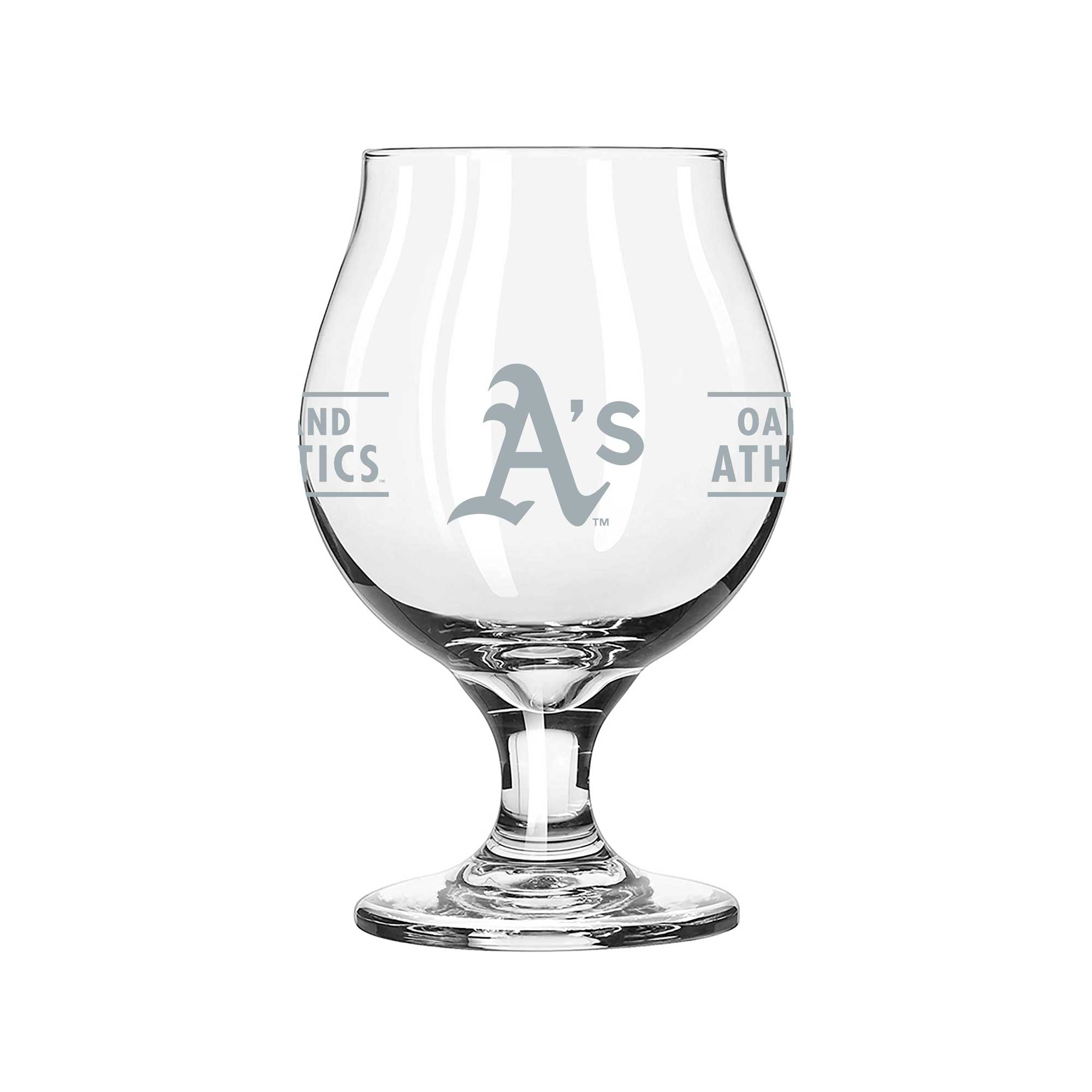 Logo Brands - Athletics 16oz. Belgium Glass - Multicolor