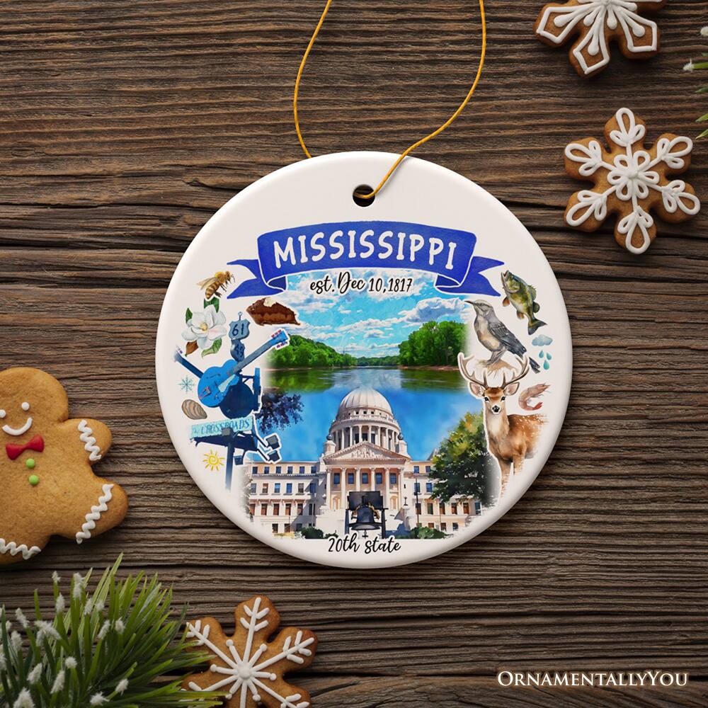 MISSISSIPPI  
est. Dec 10, 1817  
61st state  
ORNAMENTALLY YOU