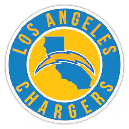 Fan Creations - Los Angeles Chargers 15" State Circle Sign - Multicolor