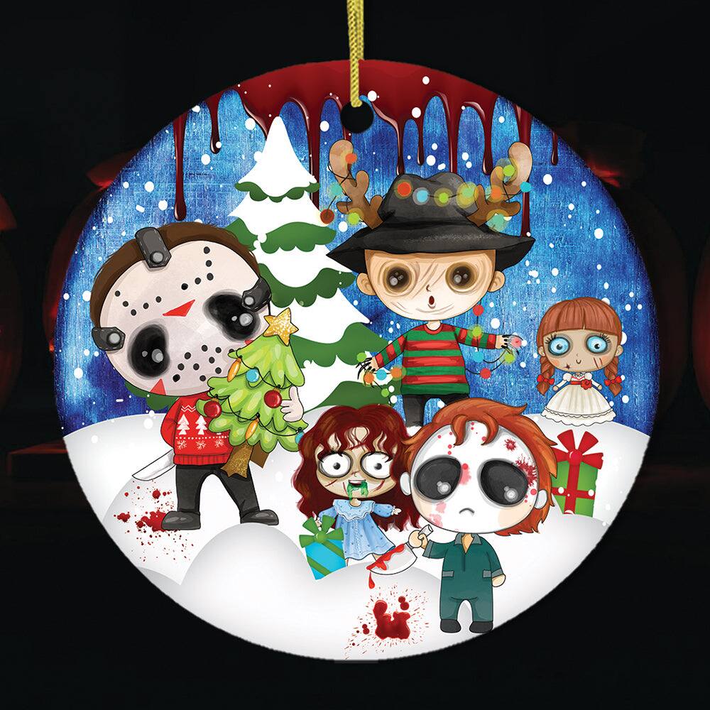 Back. OrnamentallyYou - Spooky Cute Halloween Christmas Ornament - Multi-colored.