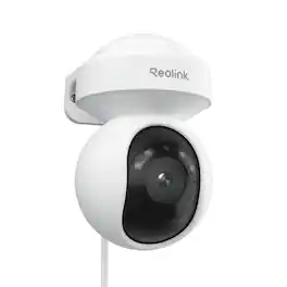 Reolink - E1 Outdoor SE PoE 4K 8MP 360° Auto-Tracking Security Camera Color Night Vision Person Vehicle Animal Detection - White