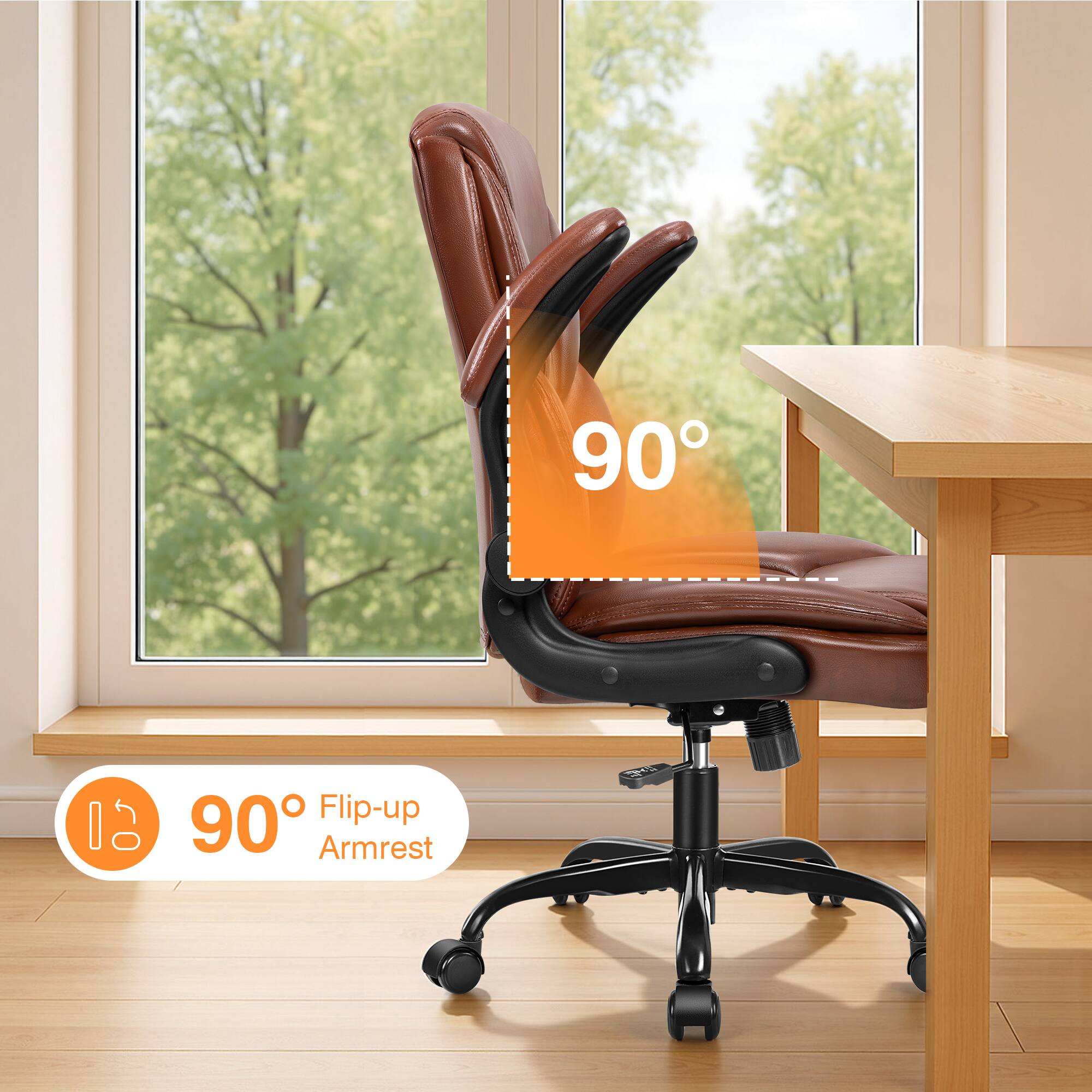 90° Flip-up Armrest