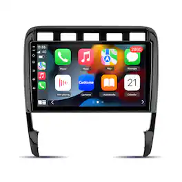 Junsun - 9" 4+64GB Android 15 Carplay Car Stereo Radio GPS Navi WIFI 8 Core RDS DSP SWC Bluetooth FM - Black