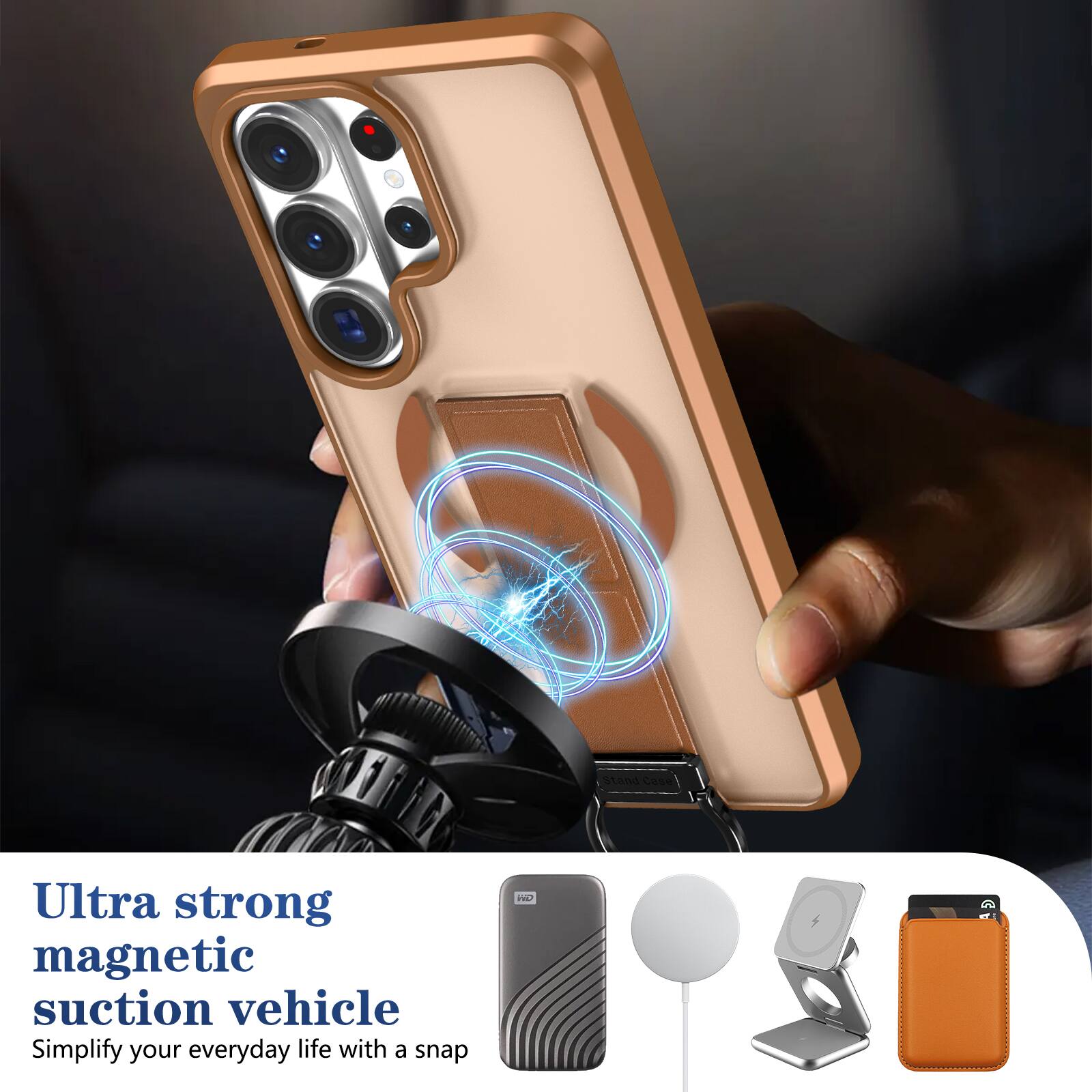 Ultra strong magnetic suction vehicle  
Simplify your everyday life with a snap