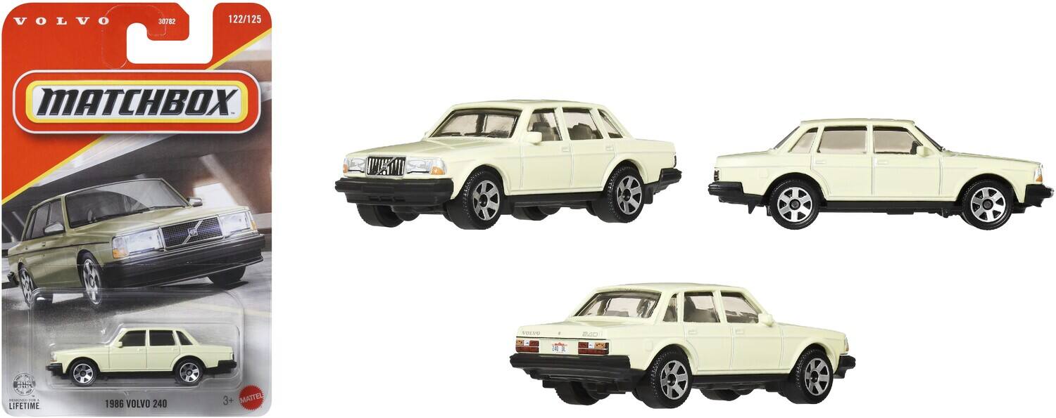 VOLVO 30782 122/125 MATCHBOX 55 CO 5 I Hte : LIFETIME 1986 VOLVO 240 3+ MATTEL