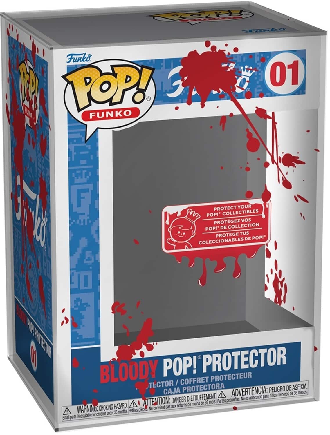 Funko - POP! Protector Printed UV: Blood Splatter - COLLECTIBLES - Multicolor