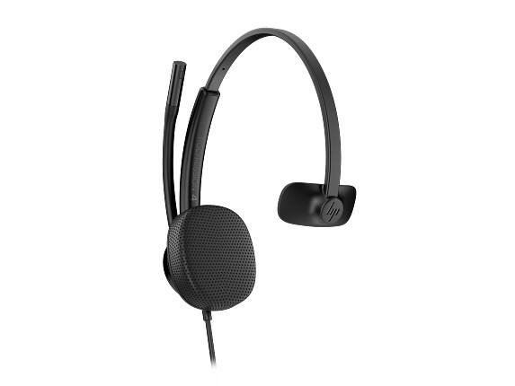 Left. Poly - Poly Mission 415 Monaural USB Wired Headset Classic - Microsoft Teams Certification - Mono - USB, USB Type A, USB Type C - Black.