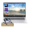 HP - Upgraded - OmniBook 7 17.3" FHD Touchscreen Laptop - Intel Core Ultra 7 258V - 32GB RAM - 1TB SSD - Backlit KB - PCO Laptop cooler - Silver