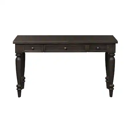 Front. Liberty Furniture Industries - Harvest Home Writing Desk in Chalkboard - Black.