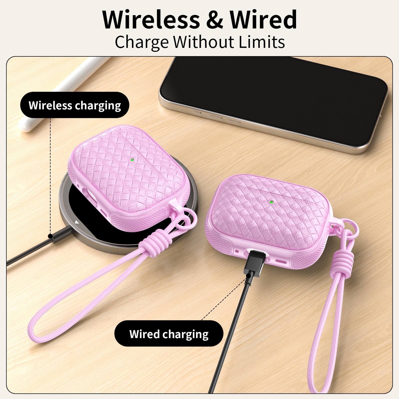 Wireless & Wired Charge Without Limits

Wireless charging

Wired charging
