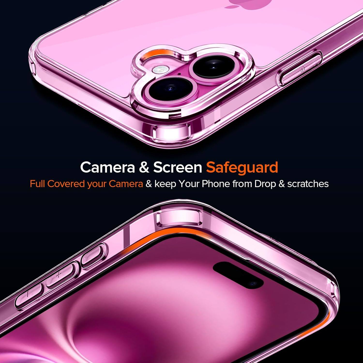 Camera & Screen Safeguard
Full Covered your Camera & keep Your Phone from Drop & scratches