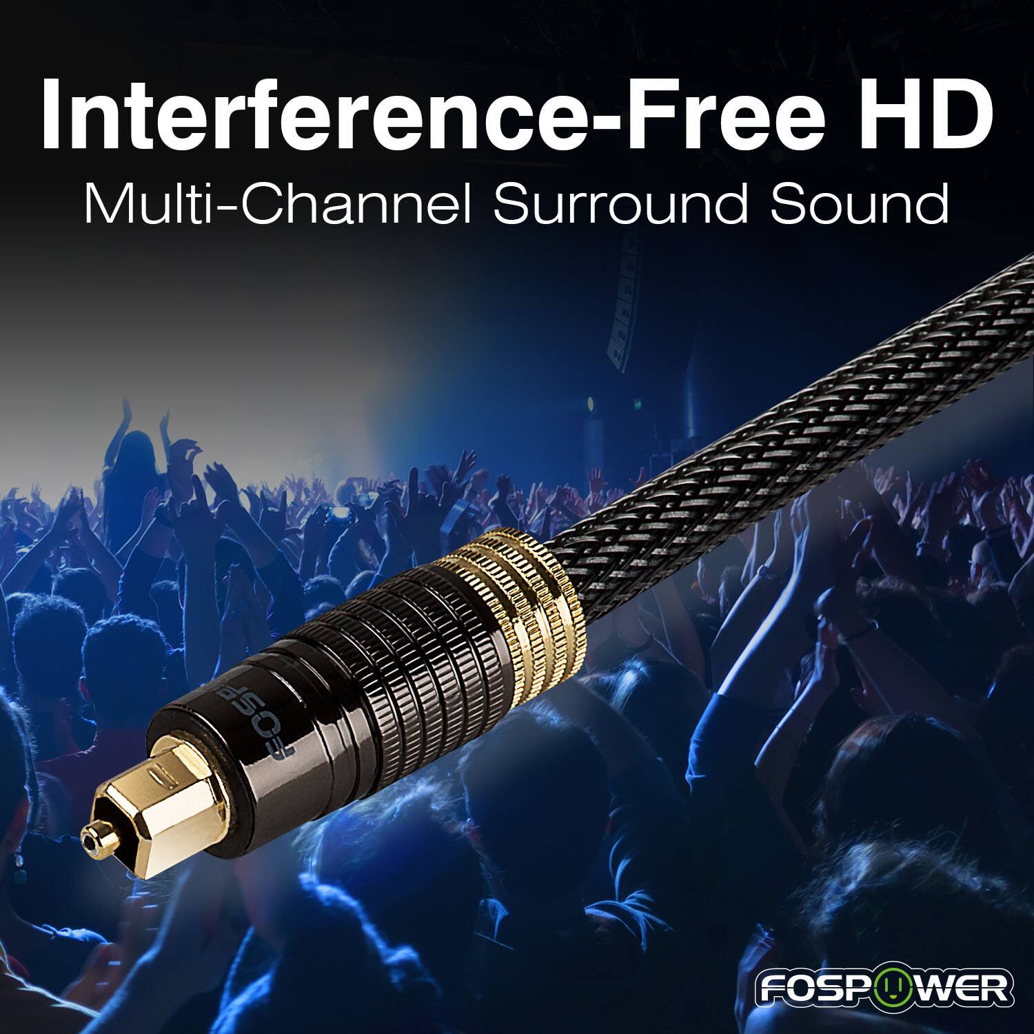 Interference-Free HD Multi-Channel Surround Sound FOSPOWER