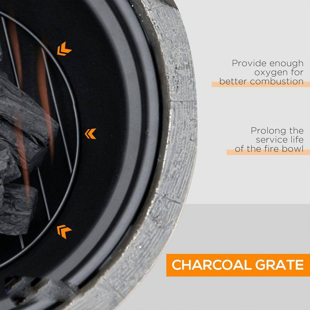CHARCOAL GRATE

- Provide enough oxygen for better combustion
- Prolong the service life of the fire bowl