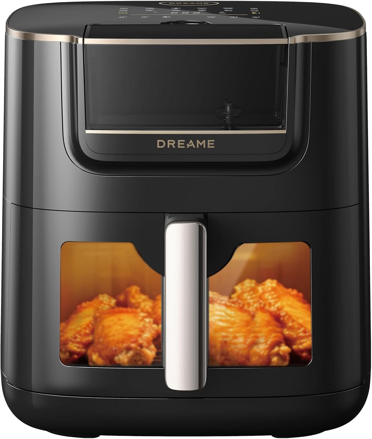 Dreame - AF30 7Qt Air Fryer, No-Flip Steam, Dual Heat, 6-in-1 Safe Nano-Ceramic Coating, Dishwasher-Safe, 12 Presets Modes - Black price history on PriceWatchPro