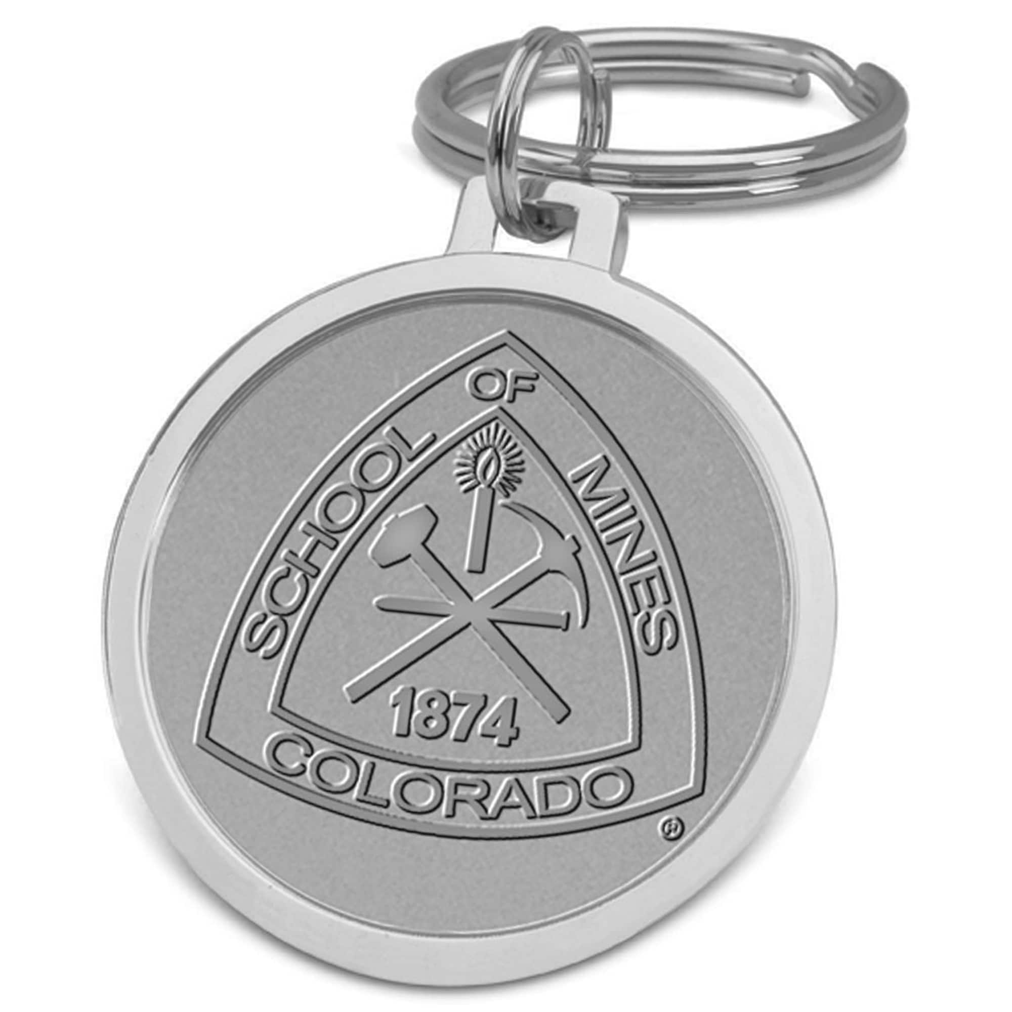 Jardine - Colorado School of Mines Orediggers Team Logo Split-Wire Key Ring - Silver