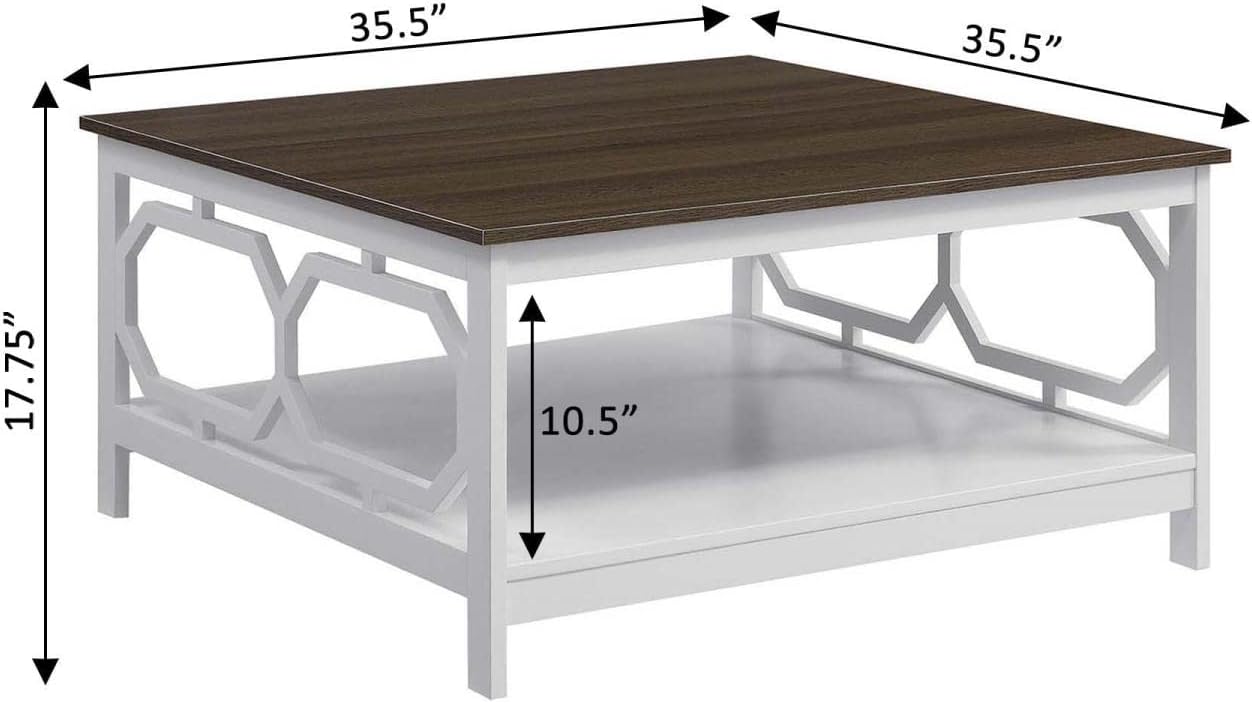 35.5" x 35.5" x 17.75" x 10.5"