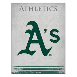 Holland Bar Stool Co. - Athletics 24" x 32" Splash Canvas Wall Art - Multicolor