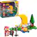 The text on the image reads: "Animal LEGO Crossing mal G 6+ 77053 Stargazing with Celeste 78 pcs/pzs Saat - V Seate - - - da - para Construir construction / Juguete Jouet de Bullding Tey / - - CA."