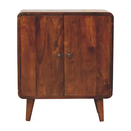 Front. Artisan Furniture - Artisan Furniture Solid Wood Mini Classic Chestnut Cabinet - Chestnut.