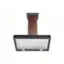 Left. ZLINE - Designer Copper 30" Externally Vented Range Hood - Hammered Copper/Bronze Accents.