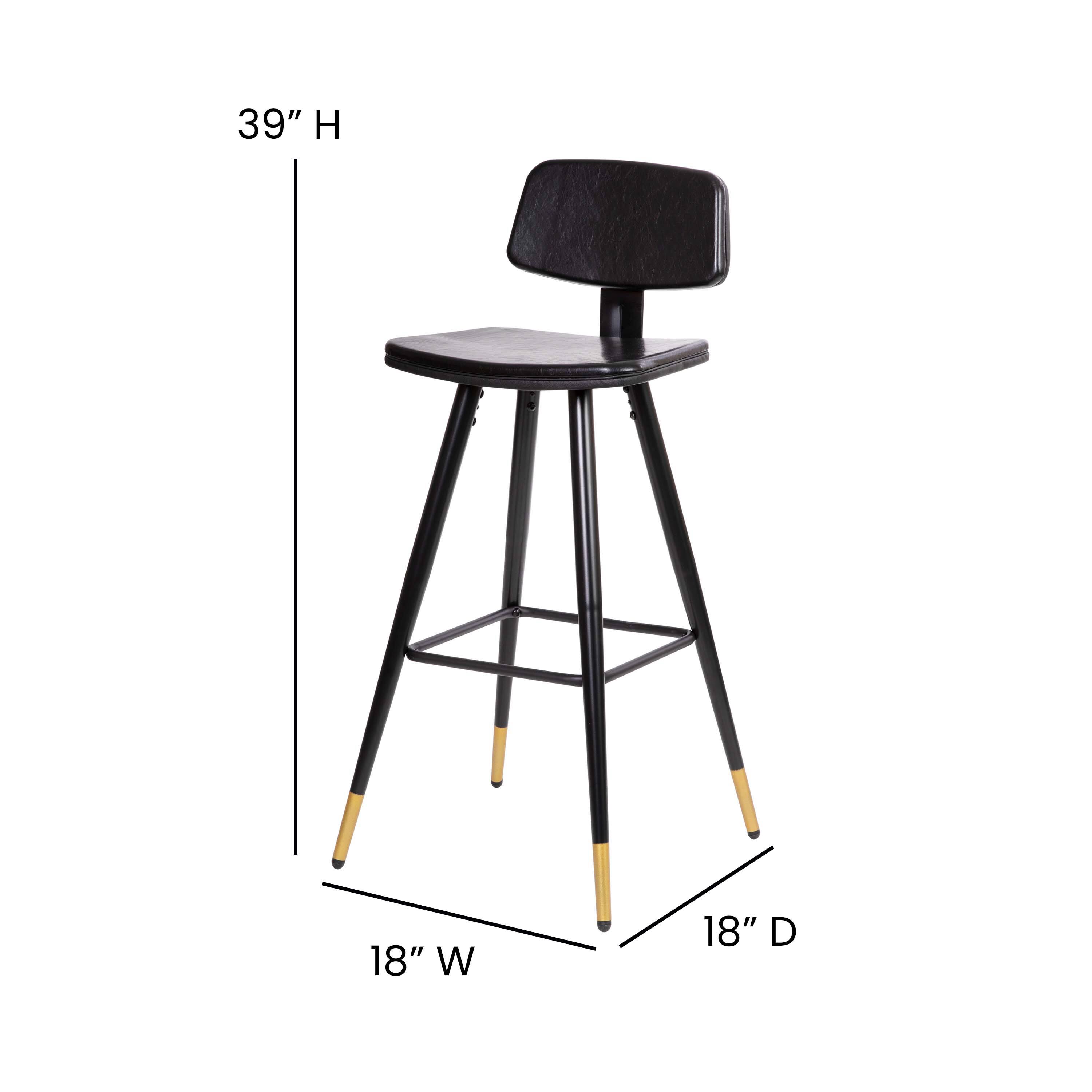 39" H 18" W 18" D