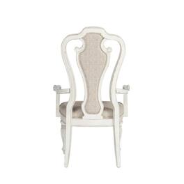 Liberty Furniture Industries - Magnolia Manor Splat Back Upholstered Arm Chair (RTA) in Antique - White