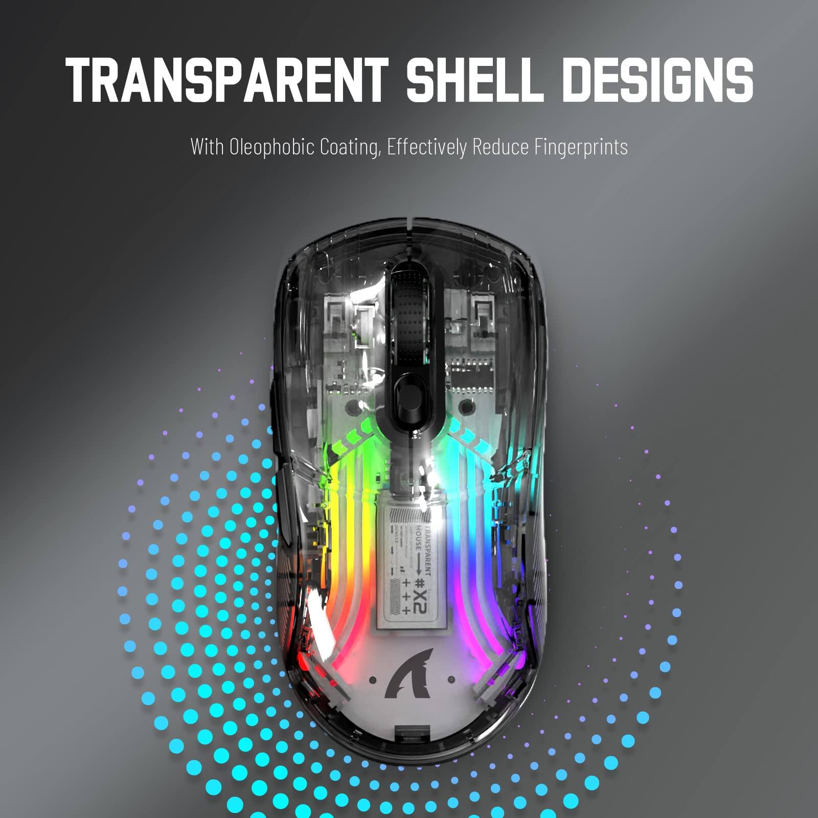 TRANSPARENT SHELL DESIGNS  
With Oleophobic Coating, Effectively Reduce Fingerprints