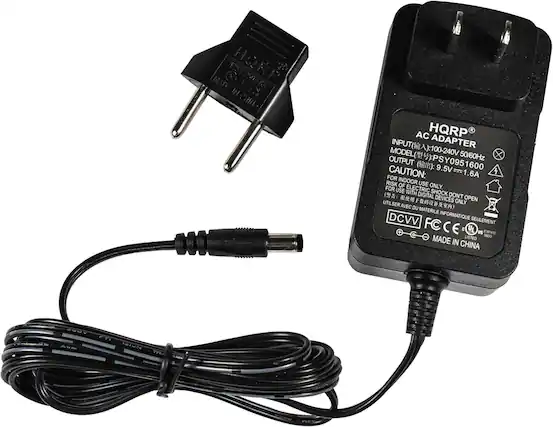MADE HQRP O Inl CHINA AC HQRP INPUT ADAPTER MODEL ():100-240V 50/60Hz OUTPUT (): XPSY0951600 CAUTION: 9.5V==1.6A 9.5V FOR 1.6A RISK INDOOR USE FOR OF ELECTRIC ONLY. USE WITH SHOCK ( : DIGITAL DON'T OPEN DEVICES UTILSER a ONLY AVEC DU ) MATERILE DCVV INFORMATIQUE SEULEMENT FC UL US LISTED SDO MADE IN CHINA -5 JOOT ASO PTI ISTON TR
