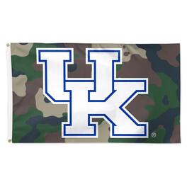 WinCraft - Kentucky Wildcats 3' x 5' Single-Sided Deluxe Camo Flag - Camouflage