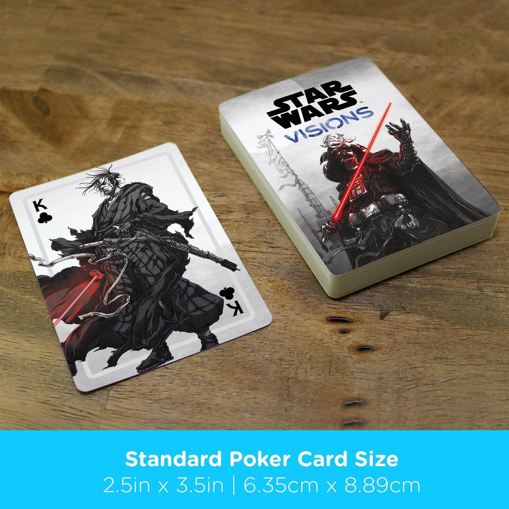 STAR WARS VISIONS

Standard Poker Card Size
2.5in x 3.5in | 6.35cm x 8.89cm