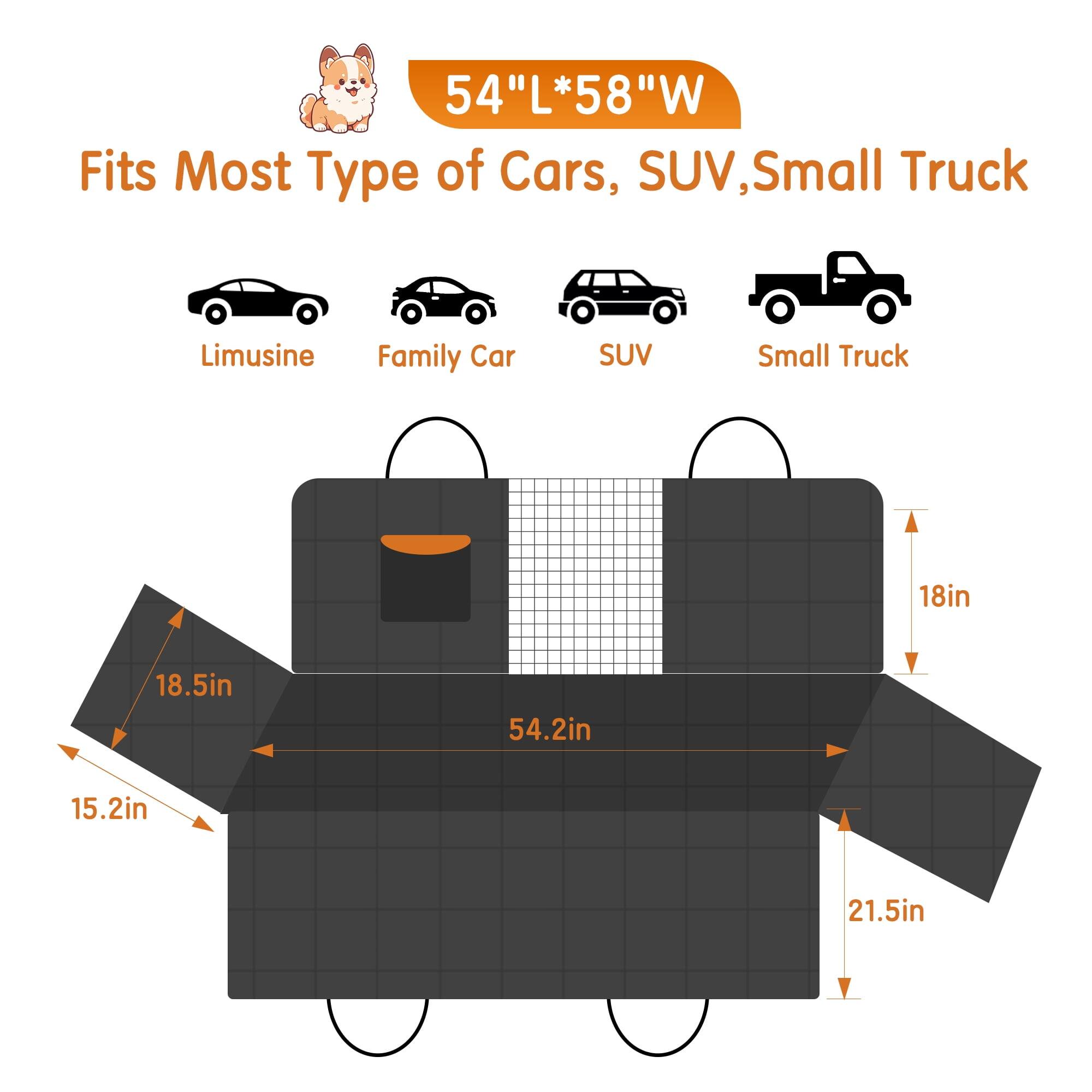 54"L*58"W Fits Most Type of Cars, SUV, Small Truck

Limousine Family Car SUV Small Truck

18in 18.5in 54.2in 15.2in 21.5in