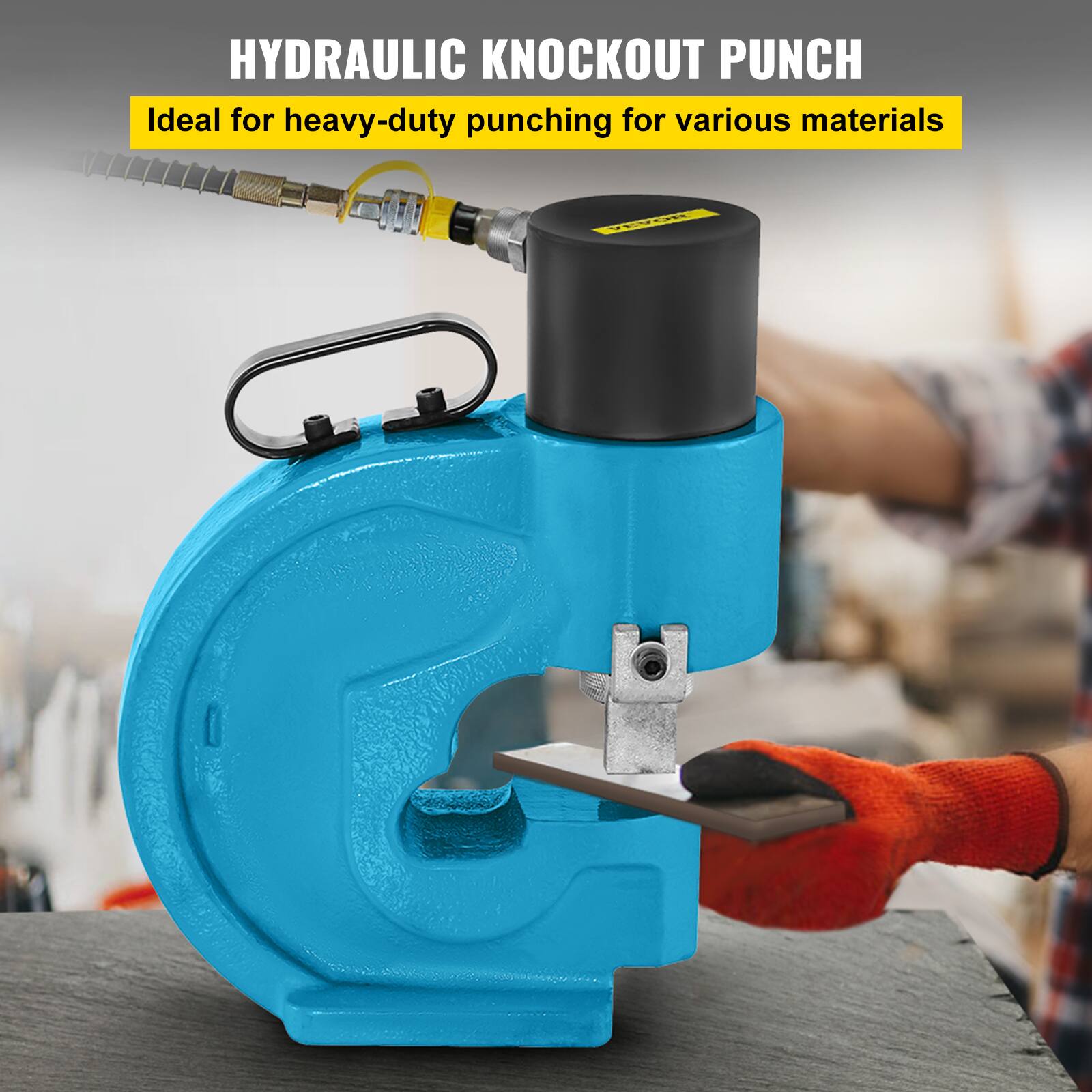 HYDRAULIC KNOCKOUT PUNCH  
Ideal for heavy-duty punching for various materials