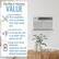 Alt View 15. Keystone - 450 Sq. Ft. 10,000 BTU In Wall Air Conditioner - White.