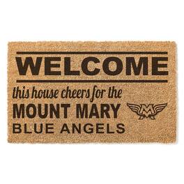 Jardine - Mount Mary Blue Angels 18" x 30" Welcome Doormat - Brown